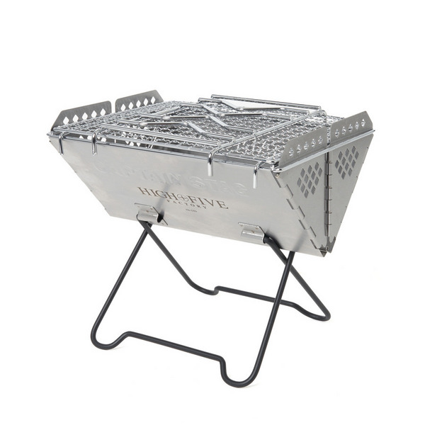 CAPTAIN STAG×HFF V Type Smart Grill Mini 詳細画像 Silver 4