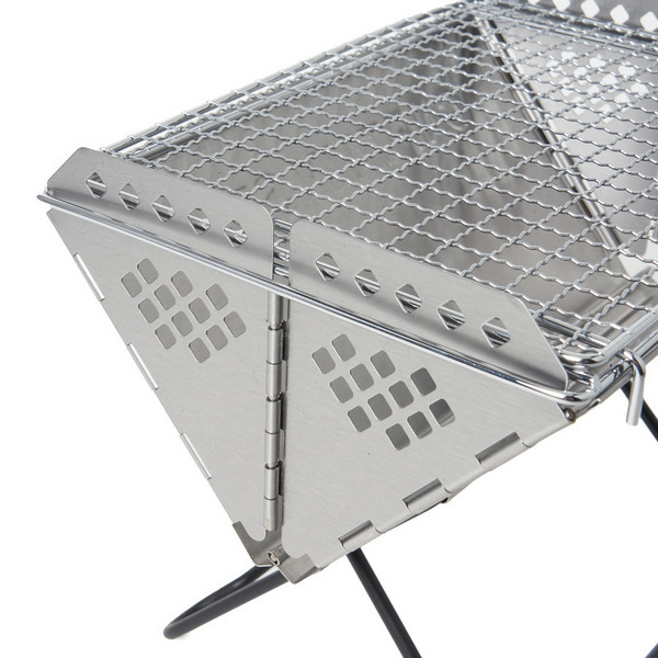 CAPTAIN STAG×HFF V Type Smart Grill Mini 詳細画像 Silver 6