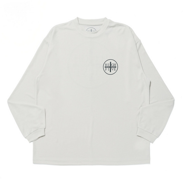 HFF Basic Logo Dry LS Tee 詳細画像 Grey 1