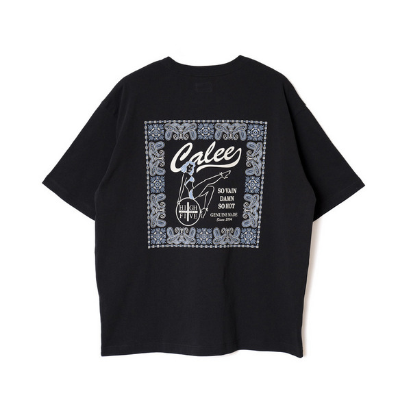 HFF×CALEE RETRO GIRL BANDANNA TEE 詳細画像 White 2