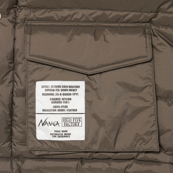 HFF x NANGA  MOUNTAIN DOWN JACKET 詳細画像 Black 12