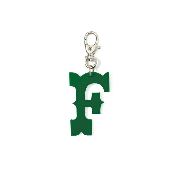 F LOGO KEYCHAIN 詳細画像 Green 1