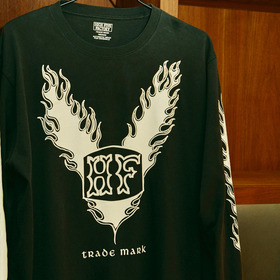 HFF FIRE PATTERN LOGO LS TEE 詳細画像