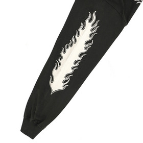 HFF FIRE PATTERN LOGO LS TEE 詳細画像