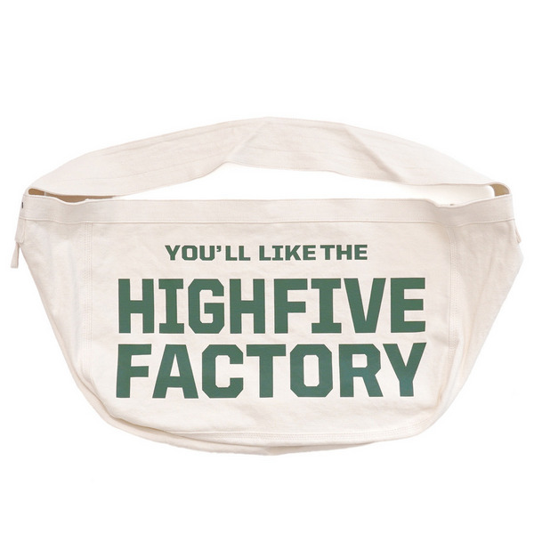 HFF NEWS PAPER BAG 詳細画像 Natural/Green 1