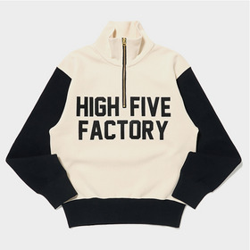 HFF PATCH LOGO HALF ZIP SWEAT
