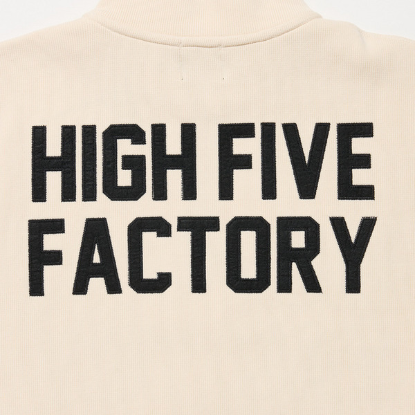 HFF PATCH LOGO HALF ZIP SWEAT 詳細画像 Offwhite&times;Black 6