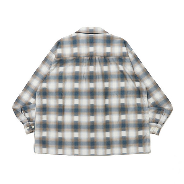 HFF PRINTED FLANNEL SHIRT 詳細画像 Turquoise 2