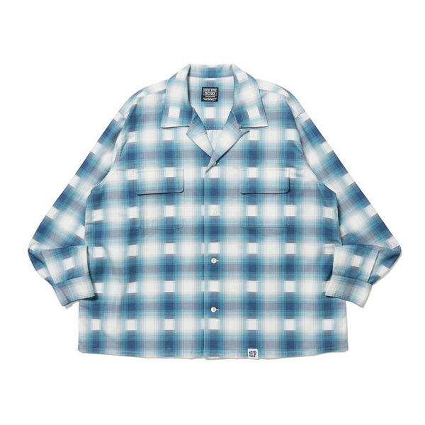 HFF PRINTED FLANNEL SHIRT 詳細画像 Turquoise 6