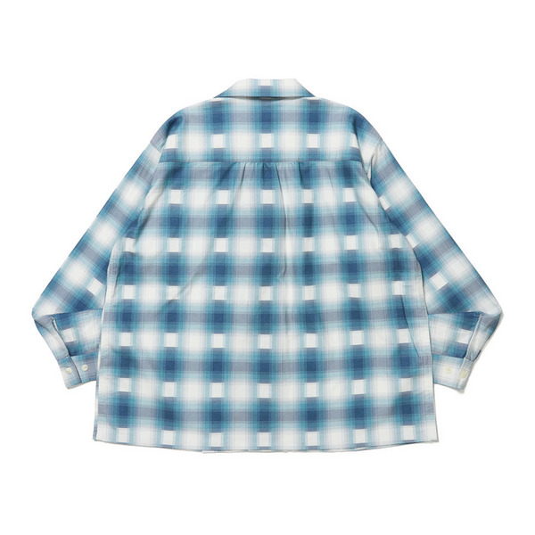 HFF PRINTED FLANNEL SHIRT 詳細画像 Turquoise 7