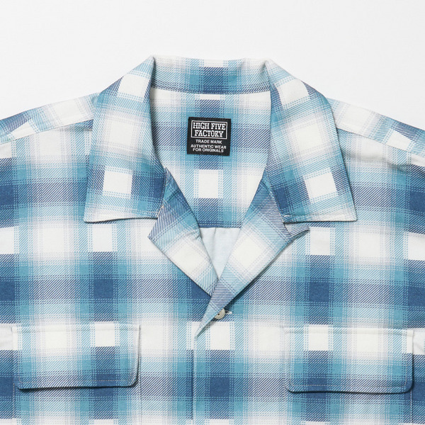 HFF PRINTED FLANNEL SHIRT 詳細画像 Turquoise 8