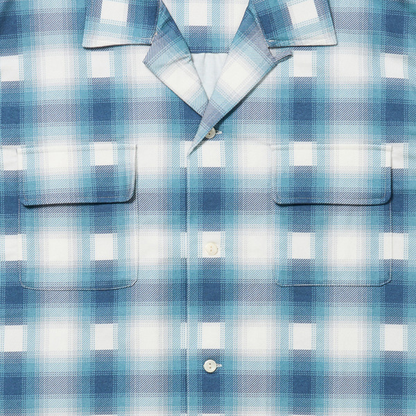HFF PRINTED FLANNEL SHIRT 詳細画像 Turquoise 9