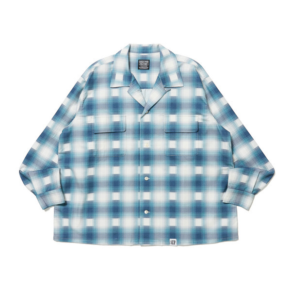 HFF PRINTED FLANNEL SHIRT 詳細画像 Turquoise 1
