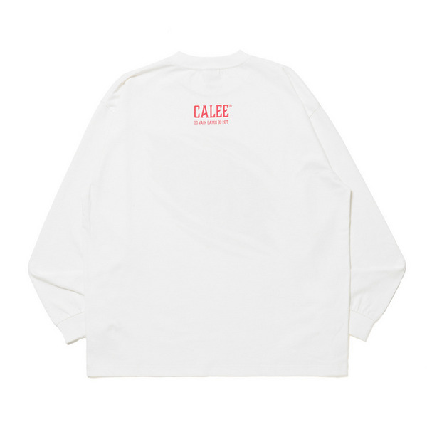 HFF x CALEE LS TEE 詳細画像 White 2