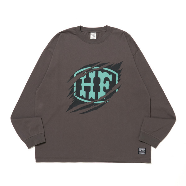 HFF x CALEE LS TEE 詳細画像 Chacole Black 1
