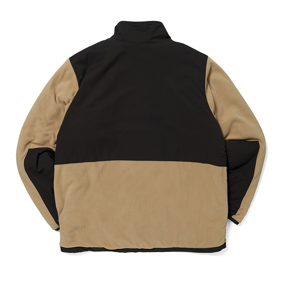 HIGH FIVE FACTORY Heat Boa Jacket 詳細画像 BlackxBeige 1