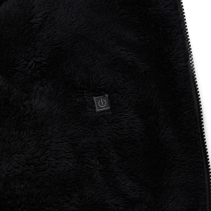 HIGH FIVE FACTORY Heat Boa Jacket 詳細画像 BlackxBeige 7