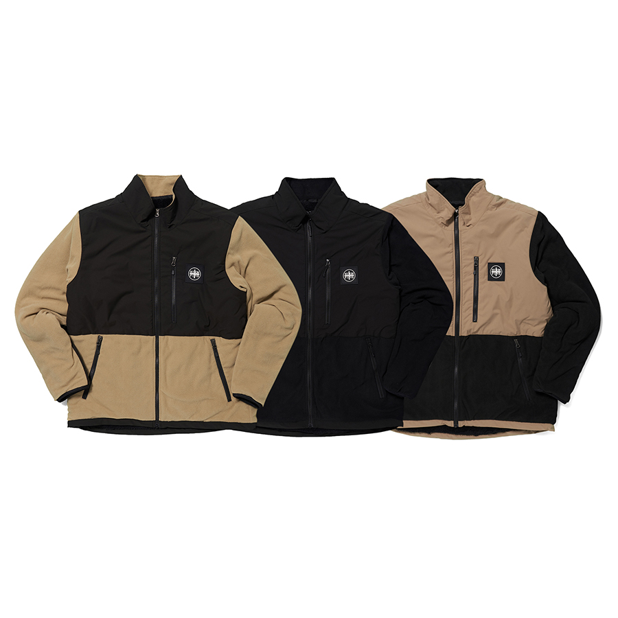 HIGH FIVE FACTORY Heat Boa Jacket 詳細画像 BlackxBeige 8