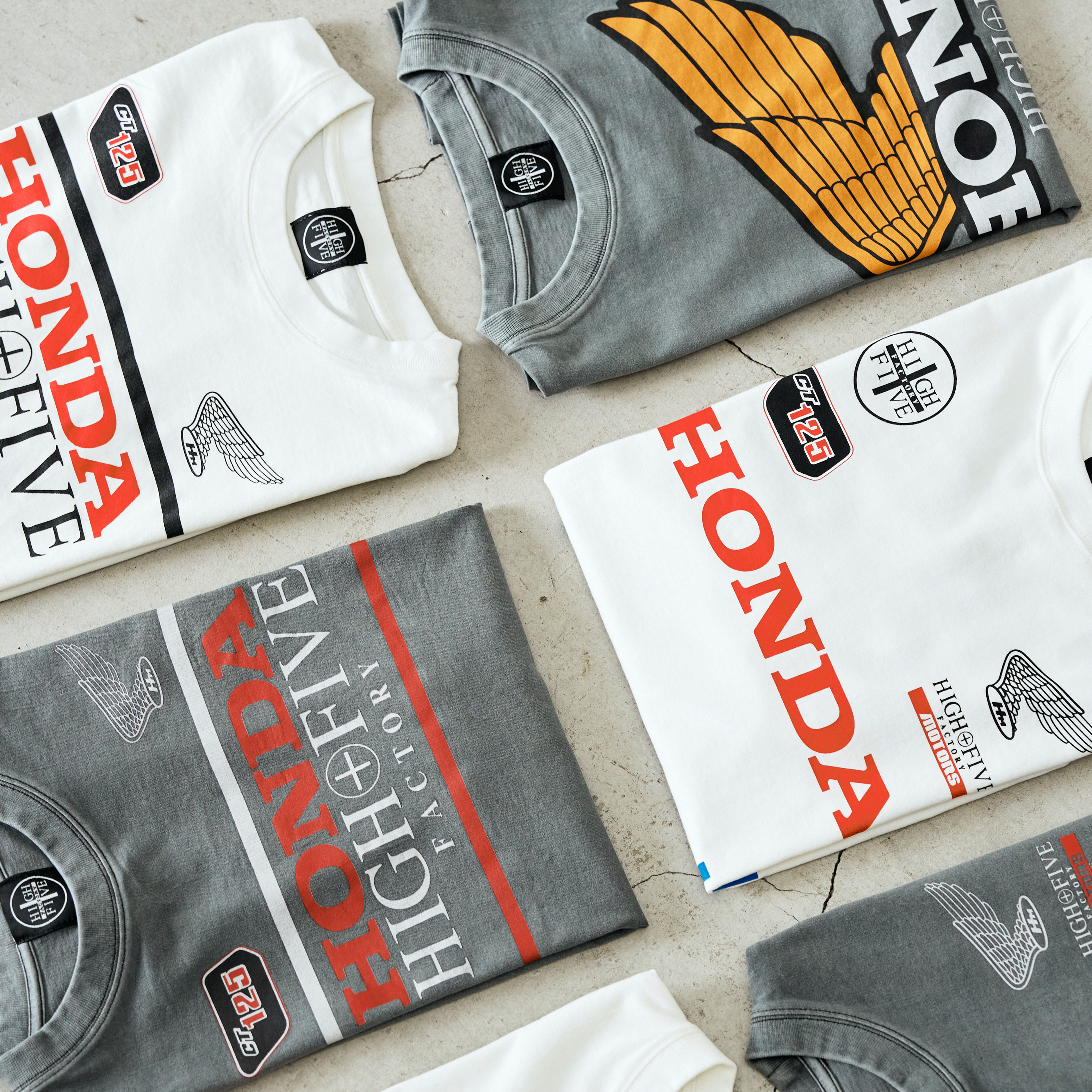 HIGH FIVE FACTORY × HONDA コラボレーションアイテムが登場。